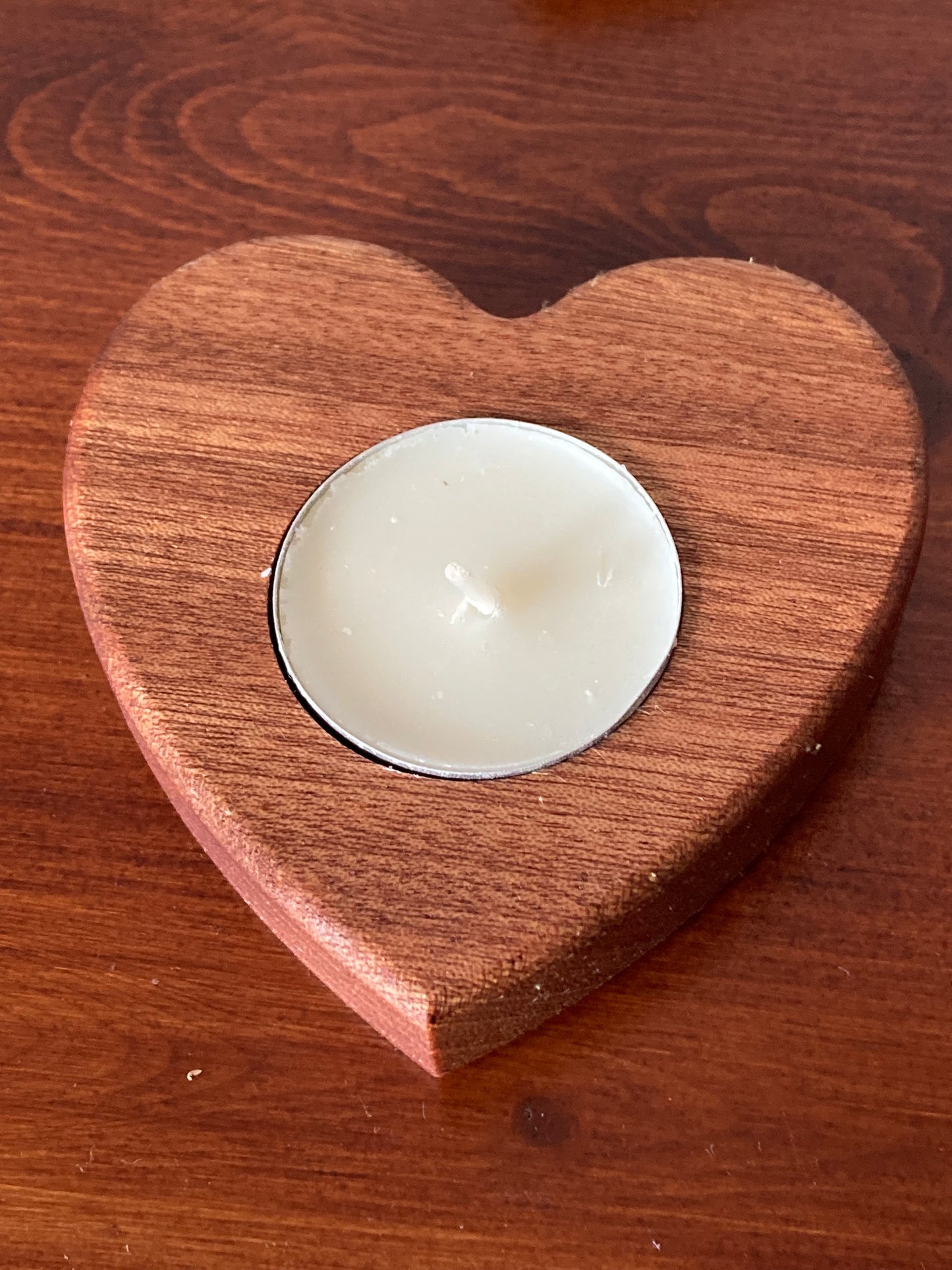 Heart shaped tea light holder