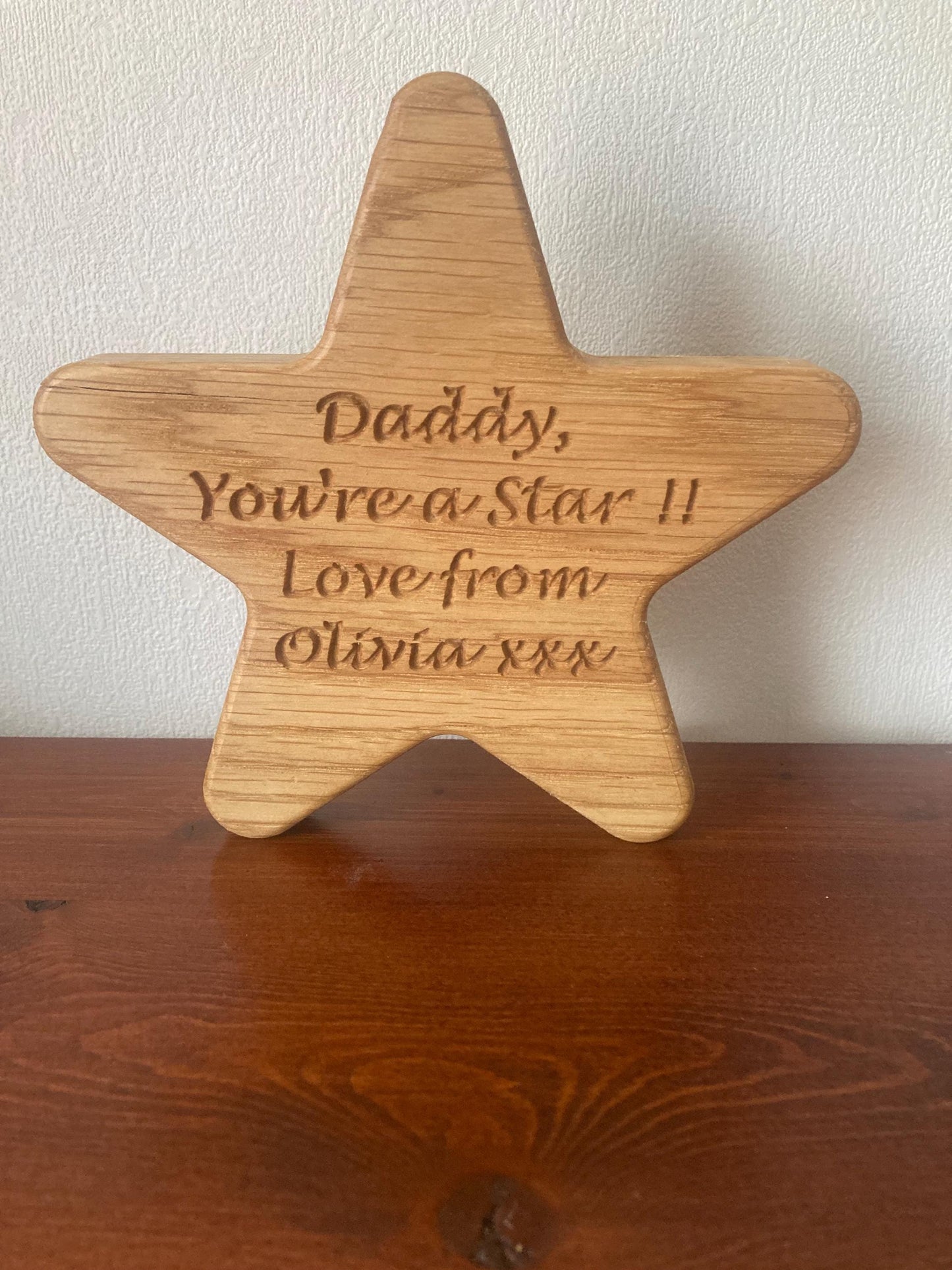 Standing Star "You're a Star" Father's day gift