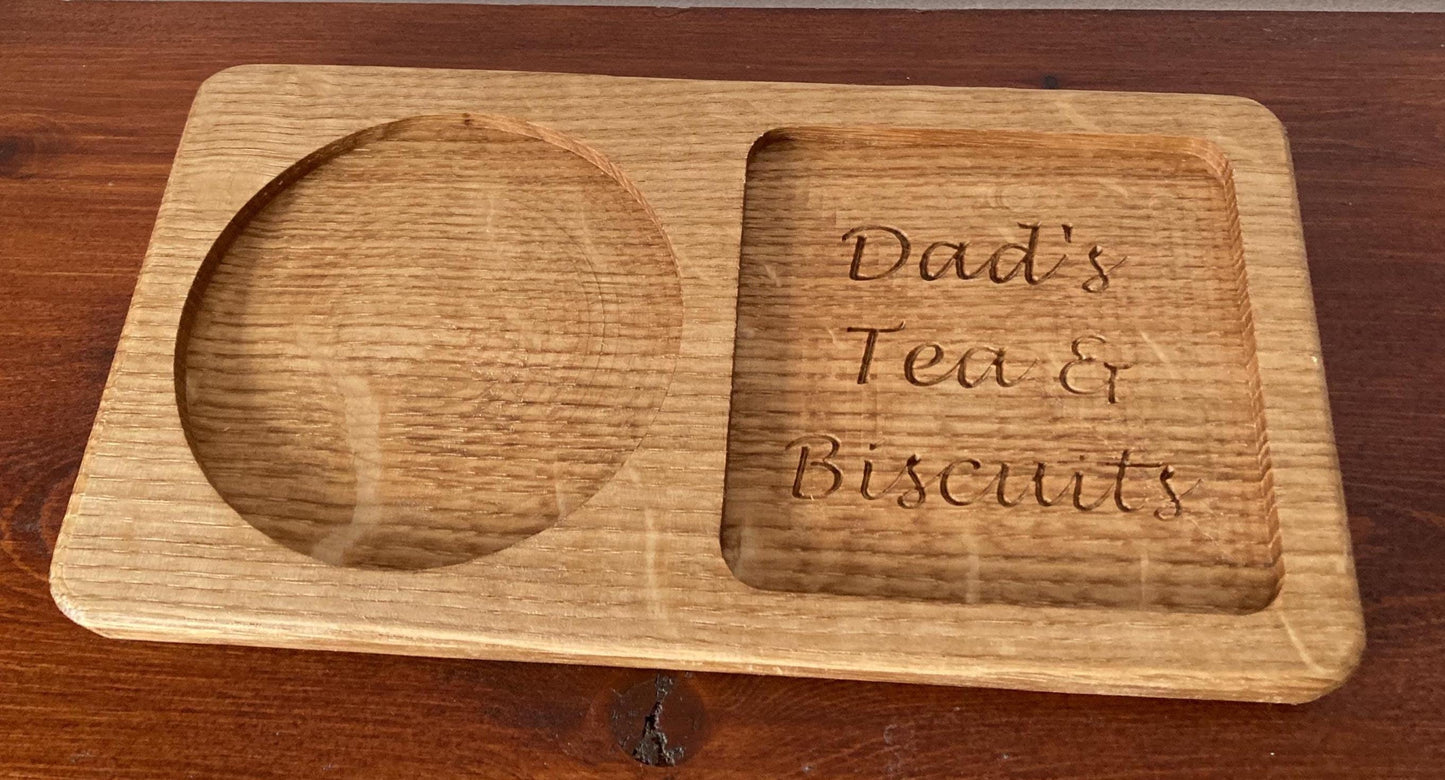 Personalised Tea and Biscuits Board, Coaster
