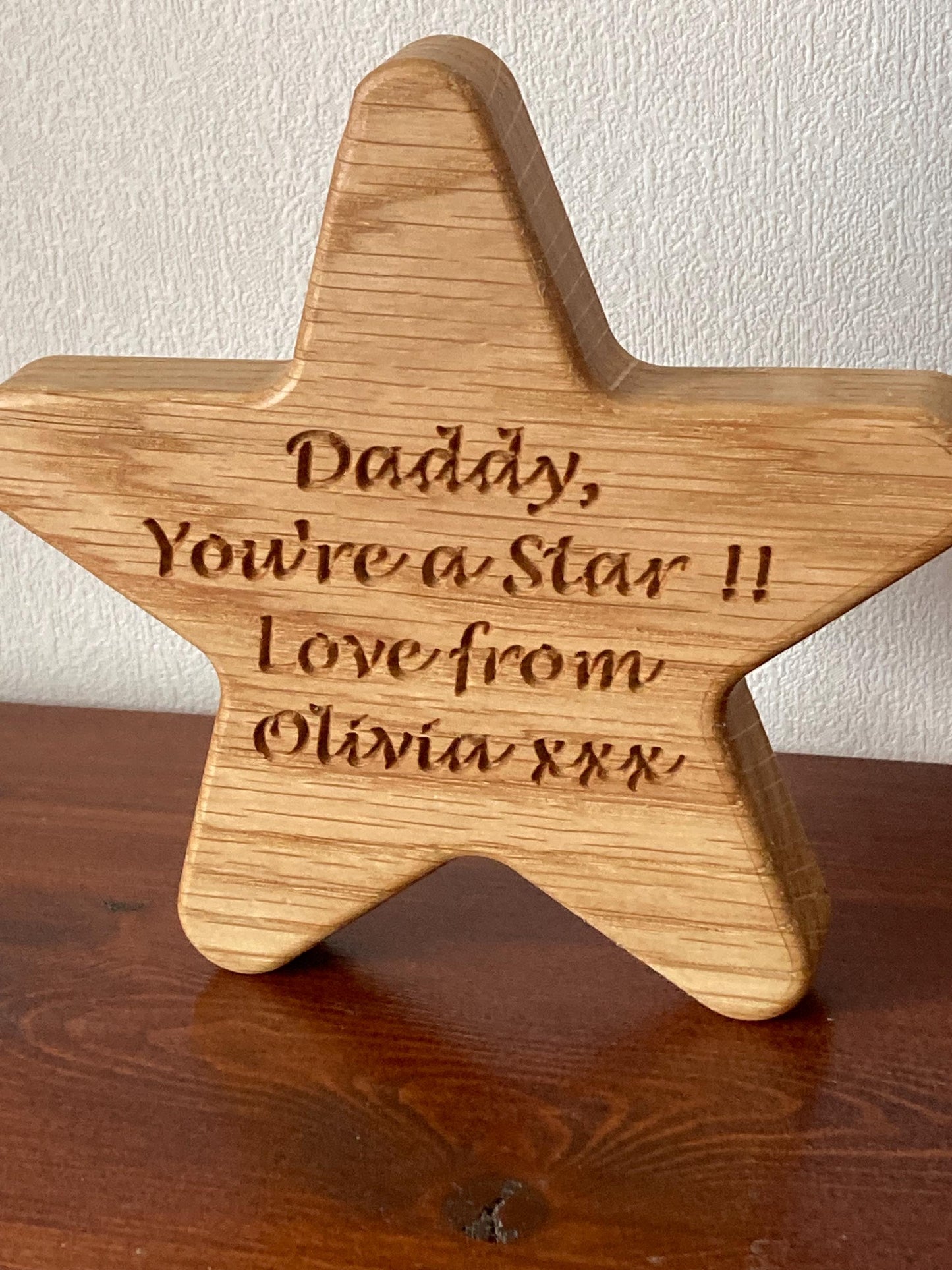 Standing Star "You're a Star" Father's day gift