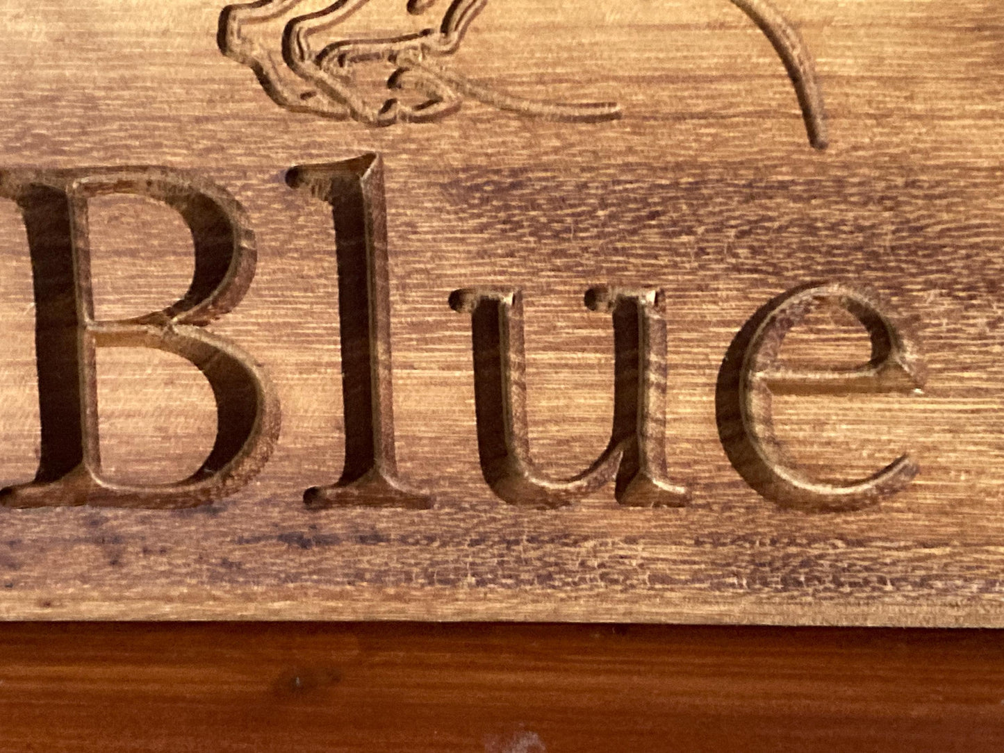 Personalised Horse Stable Name Plaque, Oak or Iroko Wood, Equine Sign