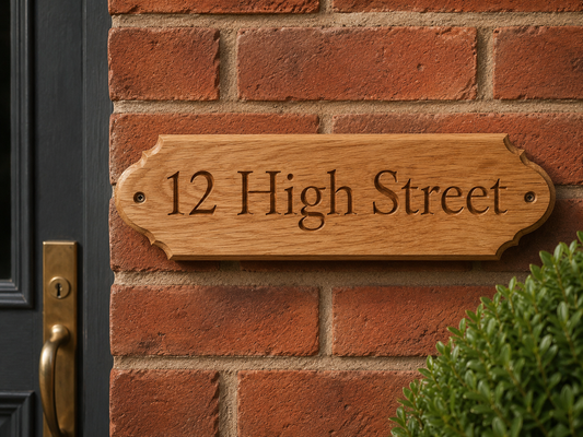 House number/street or house name sign Design 2