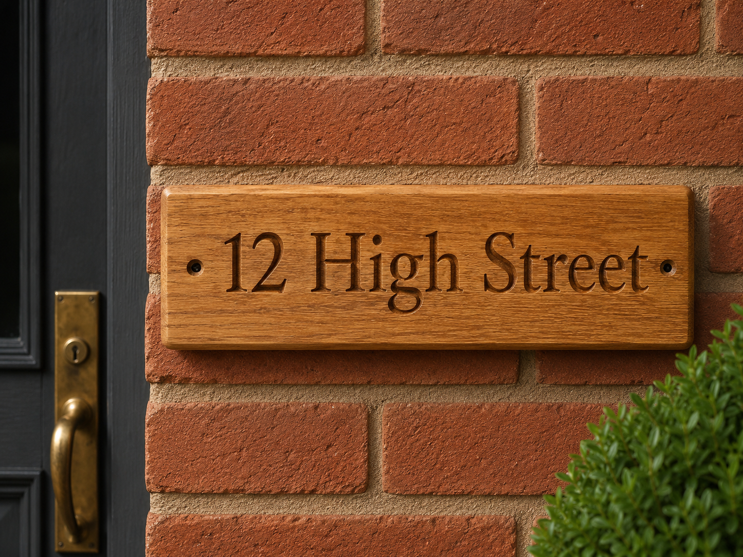 House number/street or house name sign Design 1
