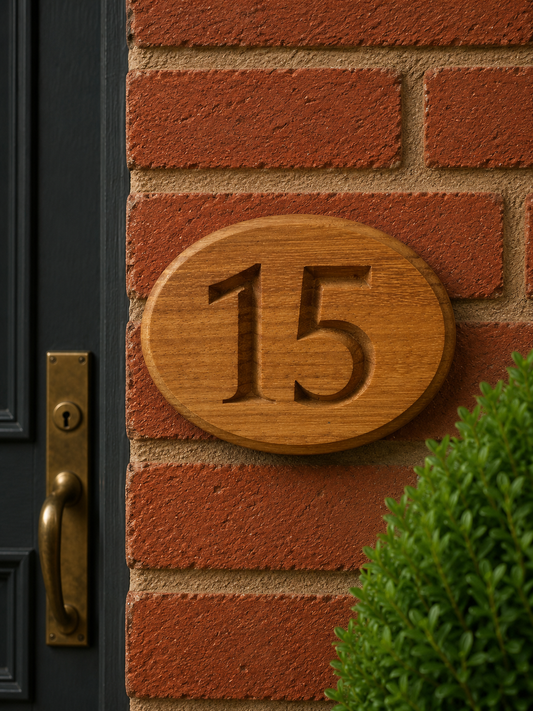 House Name/number sign - Oval