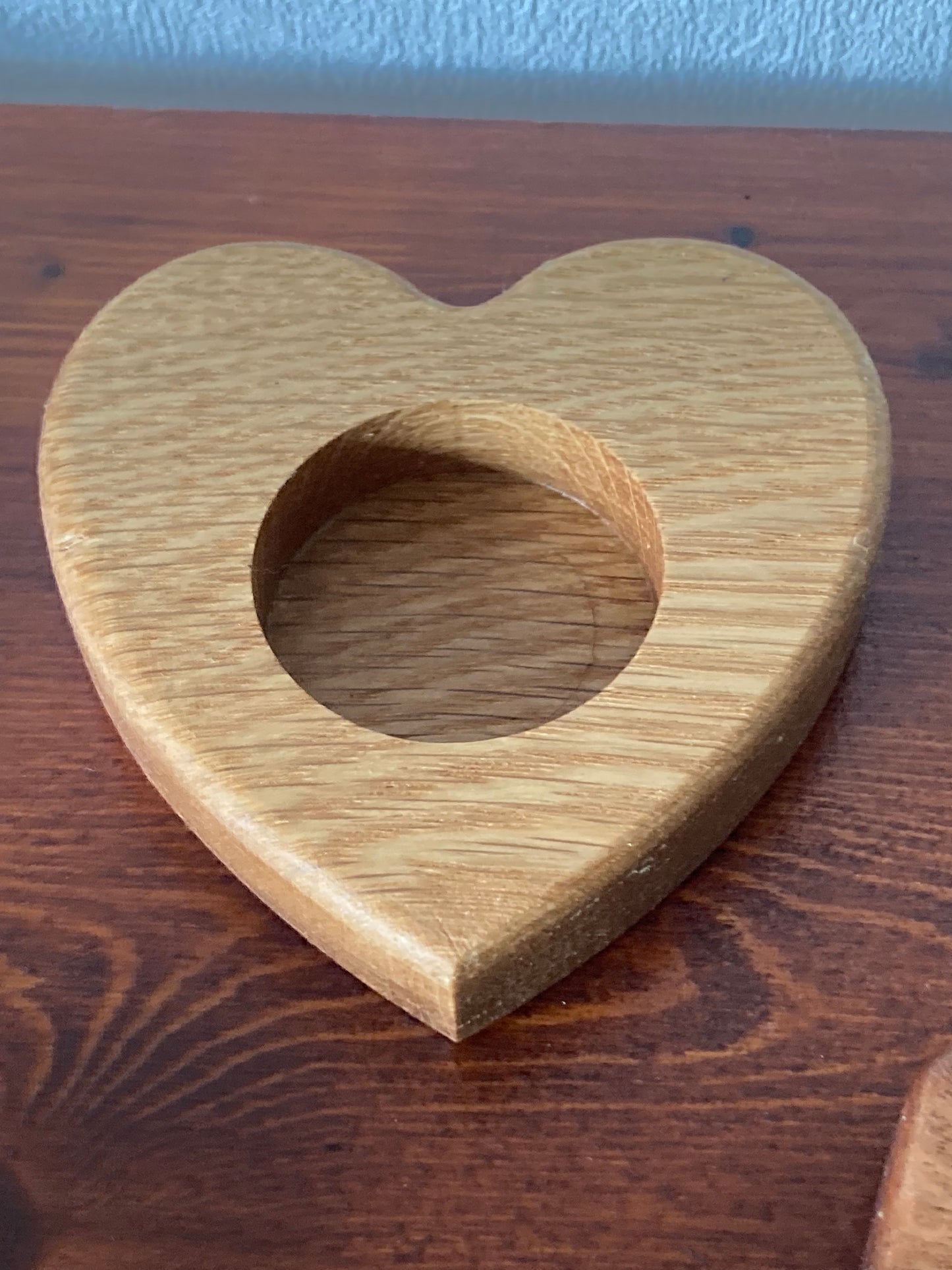 Heart shaped tea light holder
