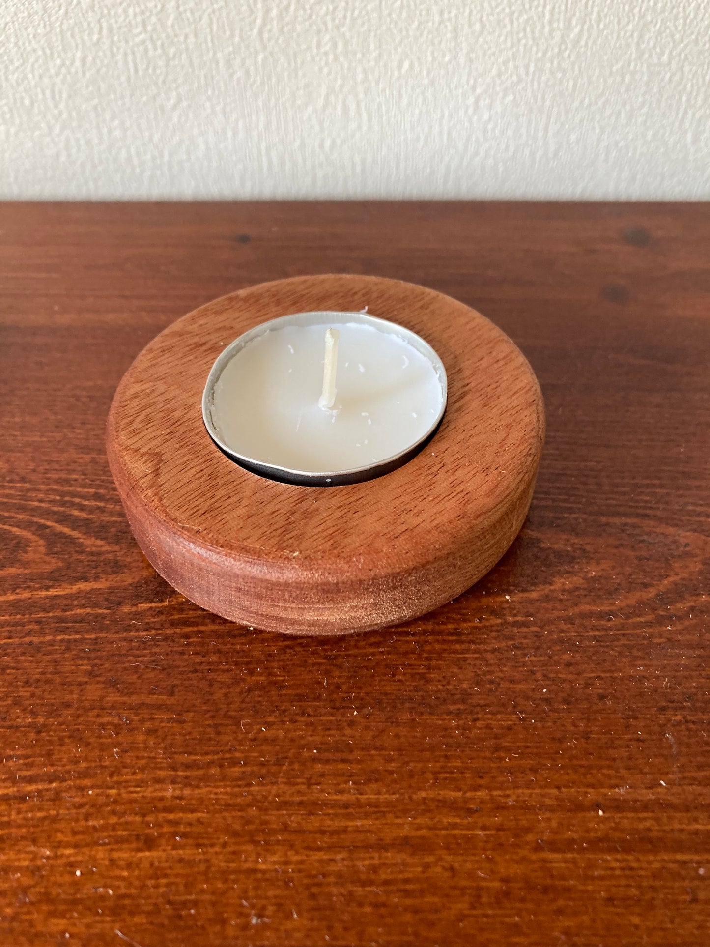 Circular shaped tea light holder