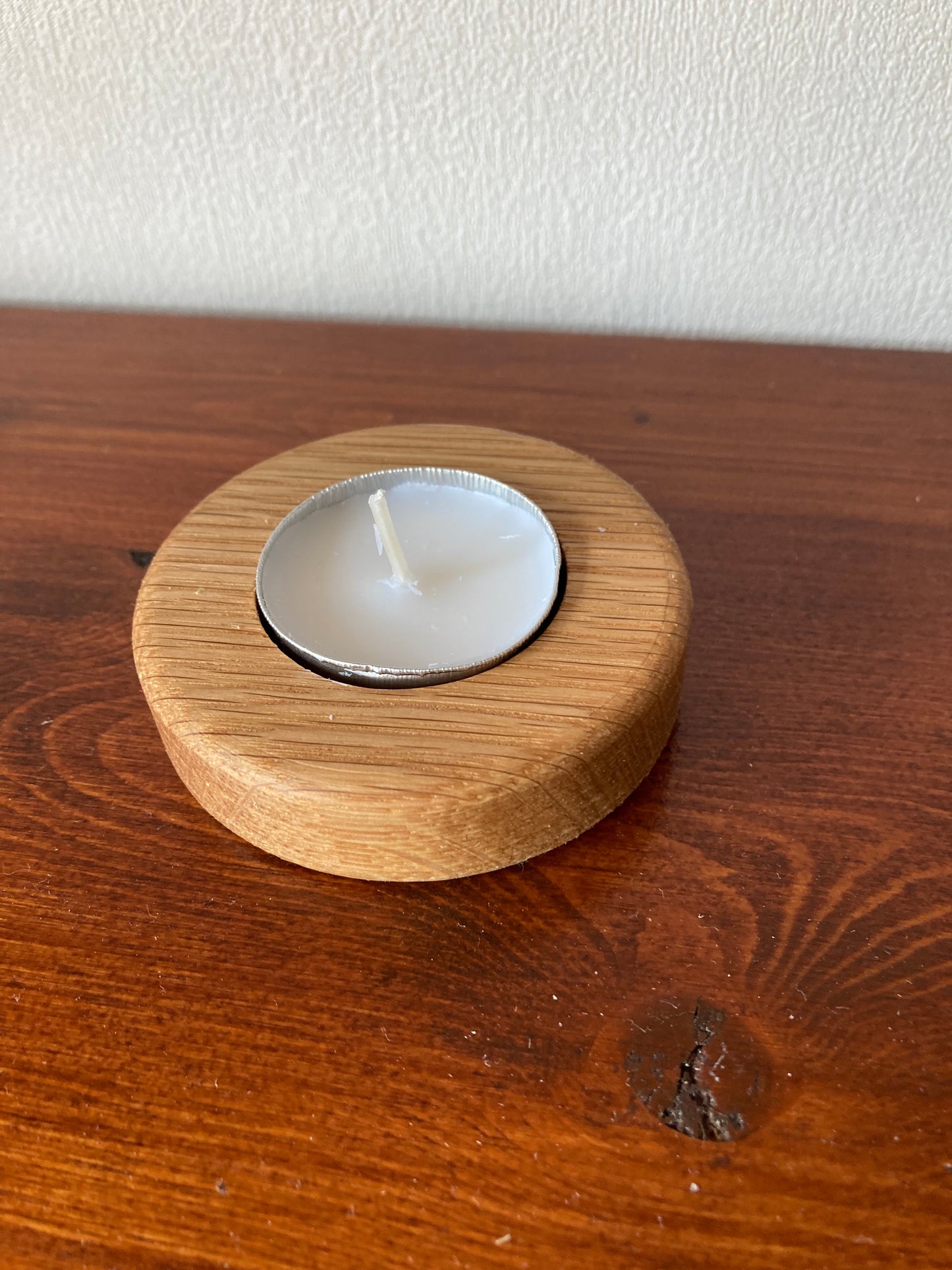 Circular shaped tea light holder