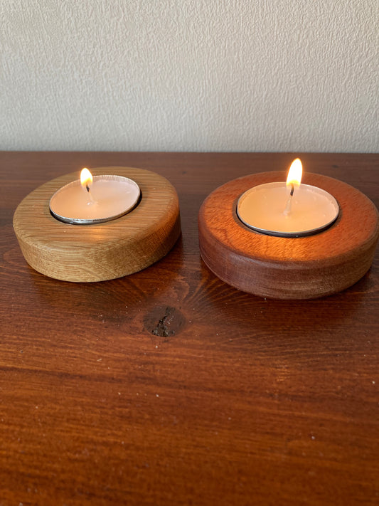 Circular shaped tea light holder