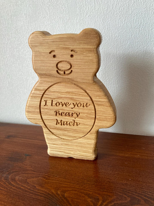Standing Bear - I Love You Beary Much Father's Day gift