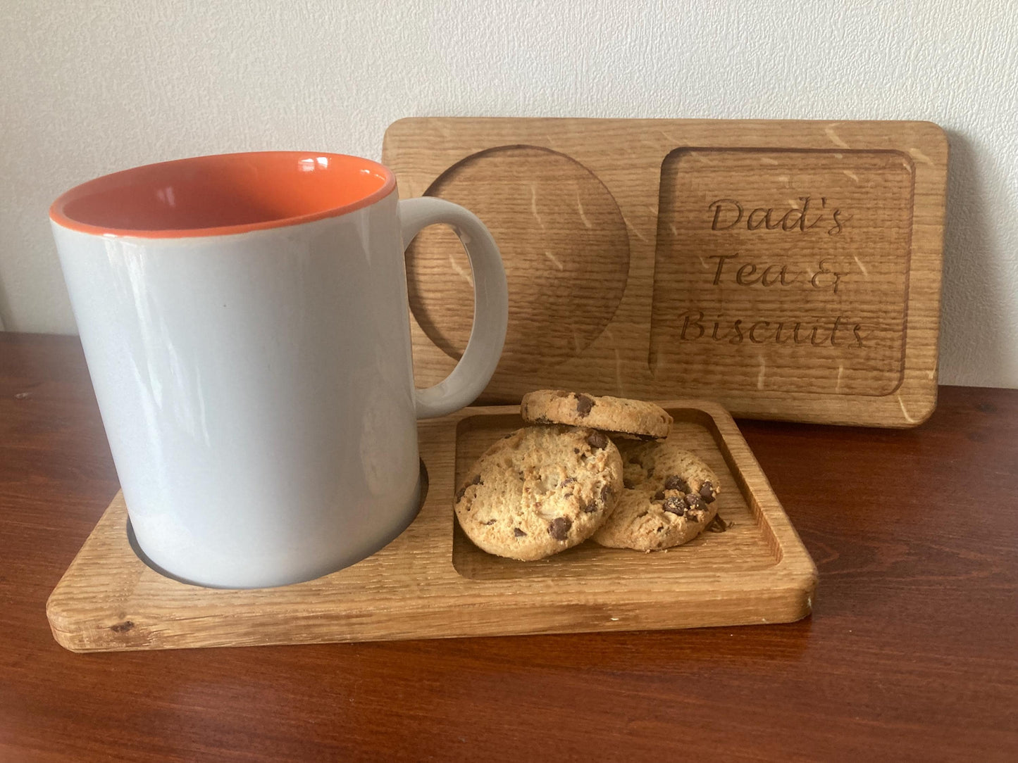 Personalised Tea and Biscuits Board, Coaster